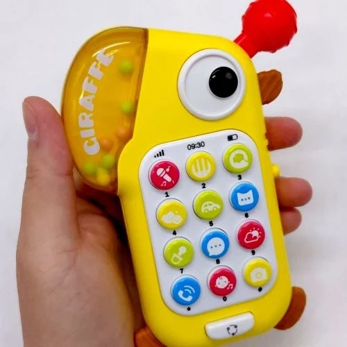Музыкальный телефон LITTLE TIN LOK желтый для детей от 1 года - Фото 2 Музыкальный телефон LITTLE TIN LOK желтый для детей от 1 года - изображение 2