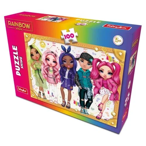 Пазлы Ідейка Rainbow High Shine 100 элементов для детей от 5 лет - Фото 1 Пазлы Ідейка Rainbow High Shine 100 элементов для детей от 5 лет - изображение 1