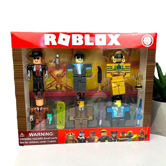 Набор игровых фигурок Roblox 6 шт 7 см пластиковая коробка 21х17х7,5 см - Фото 1 Набор игровых фигурок Roblox 6 шт 7 см пластиковая коробка 21х17х7,5 см - изображение 1