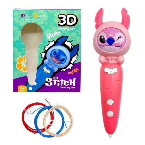3D-ручка MIC Stitch розовая для создания объемных фигур от 7 лет - Фото 1 3D-ручка MIC Stitch розовая для создания объемных фигур от 7 лет - изображение 1