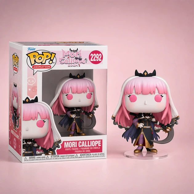 Ігрова фігурка Funko POP! Морі Калліопе 9,3 см вінілова чібі для дівчаток - зображення 3