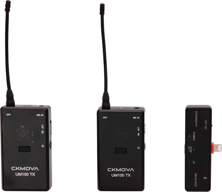 Мікрофон CKMOVA UM100 Kit5 Lightning (SUP_em4031) - Фото 2 Мікрофон CKMOVA UM100 Kit5 Lightning (SUP_em4031) - зображення 2
