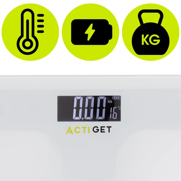 Весы напольные Actiget до 150 кг ACT0177 White - изображение 6