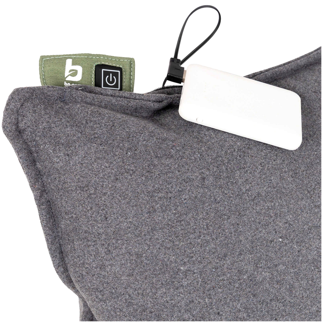 Подушка с подогревом Bo-Camp Skudde для кемпинга и туризма электрическая с USB и powerbank SC-545 - Фото 5 Подушка с подогревом Bo-Camp Skudde для кемпинга и туризма электрическая с USB и powerbank SC-545 - изображение 5