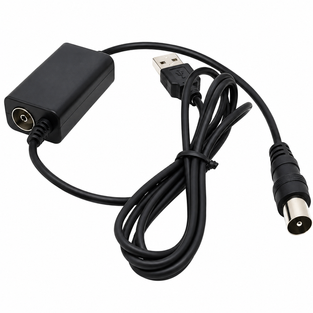 Инжектор питания 5V USB для активной антенны - Фото 1 Инжектор питания 5V USB для активной антенны - изображение 1