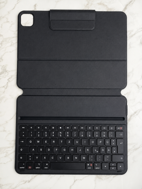 Чохол-клавіатура Qulose QUIPKB109EUBL Bluetooth Keyboard Case чорний для iPad 10.9" та iPad Pro 11" - Фото 3 Чохол-клавіатура Qulose QUIPKB109EUBL Bluetooth Keyboard Case чорний для iPad 10.9" та iPad Pro 11" - изображение 3