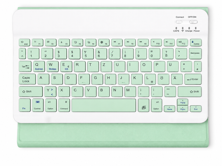 Чохол-клавіатура Bluetooth Smart Keyboard Case для Samsung Galaxy Tab S6 Lite 10.4 P610/P615 світло-зелений - изображение 2
