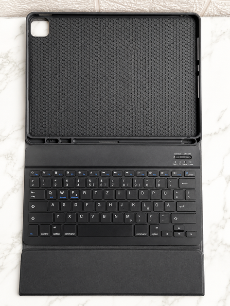 Чохол-клавіатура Bluetooth Smart Keyboard Case для Apple iPad Air 13 2024 чорний з тримачем Apple Pencil - Фото 4 Чохол-клавіатура Bluetooth Smart Keyboard Case для Apple iPad Air 13 2024 чорний з тримачем Apple Pencil - изображение 4
