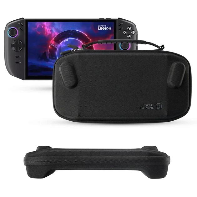 Премиум оригинальная сумка JSAUX BG0139 для Lenovo Legion Go / Go S / Go 2, фетр + микрофибра, ремень на плечо, Black - Фото 2 Премиум оригинальная сумка JSAUX BG0139 для Lenovo Legion Go / Go S / Go 2, фетр + микрофибра, ремень на плечо, Black - изображение 2