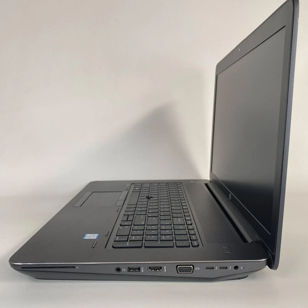 Мобильная рабочая станция Б-класс HP zBook 17 G4 / 17.3" (1920x1080) IPS / Intel Core i7-7820HQ (4 (8) ядра по 2.9 - 3.9 GHz) / 32 GB DDR4 / 500 GB SSD / nVidia Quadro P5000, 16 GB GDDR5X, 256-bit / WebCam / Fingerprint б/у + Подарок Мышь / USB - Фото 5 Мобильная рабочая станция Б-класс HP zBook 17 G4 / 17.3" (1920x1080) IPS / Intel Core i7-7820HQ (4 (8) ядра по 2.9 - 3.9 GHz) / 32 GB DDR4 / 500 GB SSD / nVidia Quadro P5000, 16 GB GDDR5X, 256-bit / WebCam / Fingerprint б/у + Подарок Мышь / USB - изображение 5