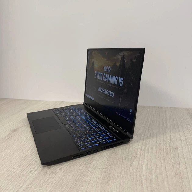 Ігровий ноутбук Evoo Gaming 15 / 15.6" (1920x1080) IPS / AMD Ryzen 5 4600H (6 (12) ядер по 3.0 - 4.0 GHz) / 8 GB DDR4 / 256 GB SSD / nVidia GeForce GTX 1650, 4GB GDDR6, 128-bit / WebCam б/в - зображення 4