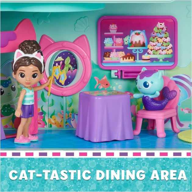 Игровой набор Круизный лайнер Габби Gabby's Dollhouse Cat Friend Cruise Ship Корабль - Фото 11 Игровой набор Круизный лайнер Габби Gabby's Dollhouse Cat Friend Cruise Ship Корабль - изображение 11