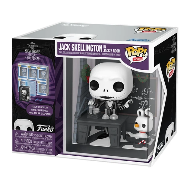 Ігрова фігурка Funko POP! Nooks Кімната Джека Скеллінгтона 16 см Вініл - Фото 1 Ігрова фігурка Funko POP! Nooks Кімната Джека Скеллінгтона 16 см Вініл - зображення 1