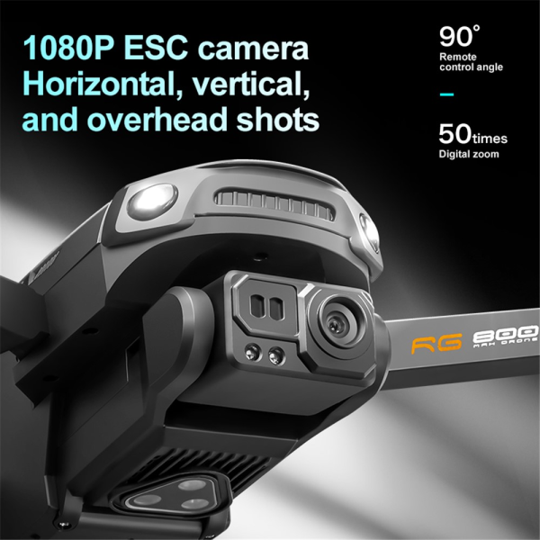 Дрон RG800 Max GPS с двойной камерой и системой обхода препятствий (FPV-режим) Черный - изображение 4