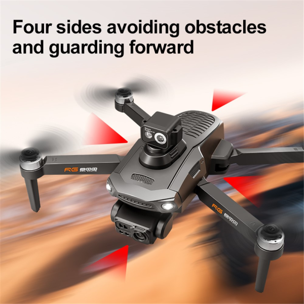 Дрон RG800 Max GPS с двойной камерой и системой обхода препятствий (FPV-режим) Черный - изображение 8