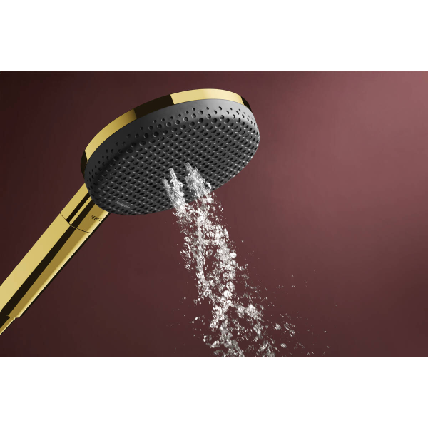 Лійка для душу HANSGROHE RAINDANCE ALIVE 24500990, золото, кругла - изображение 3