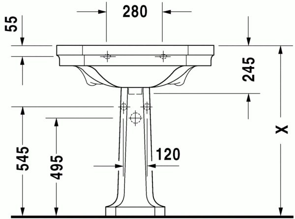 П'єдестал для умивальника DURAVIT 1930th - изображение 2