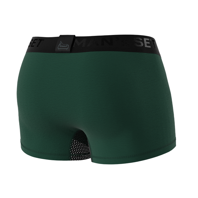 Чоловічі анатомічні боксери MAN’s SET Anatomic Classic Light, Black Series, темно-зелений XXL - зображення 4