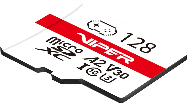 Карта памяти Patriot Viper Gaming Series microSDXC 128GB Class 10 UHS-I V30 A2 + SD адаптер (4711378429404) - изображение 2