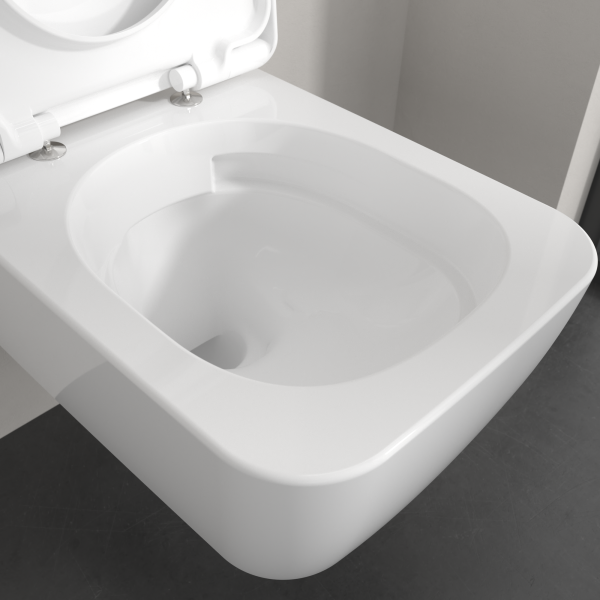 Підвісний унітаз VILLEROY & BOCH SKYLA, настінний, прямокутна - изображение 10