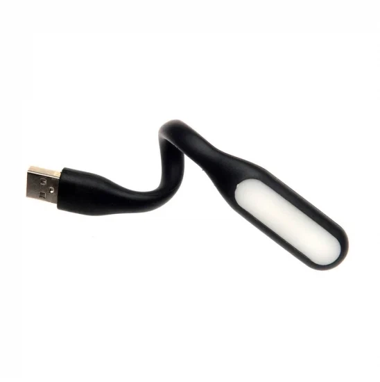 USB лампа LED 16,8х1,8 см черная полимерная для ноутбука - изображение 3