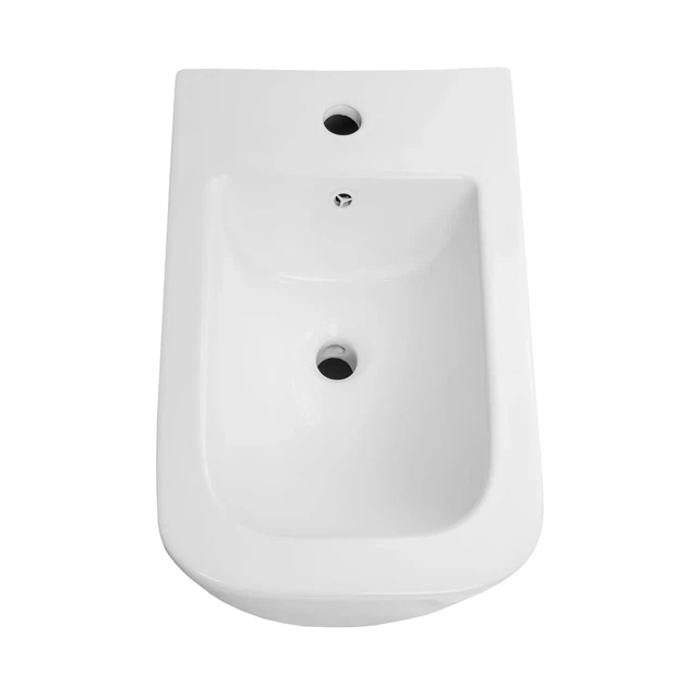 Биде Insana Bidet 1215 HL подвесное 520x355x290 мм керамика белое безободковое - изображение 3