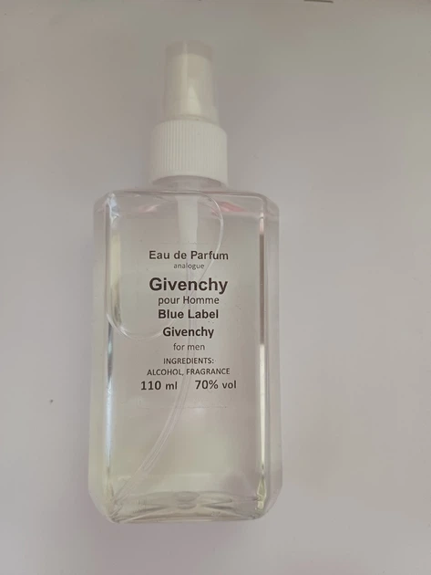 Парфумована вода, чоловіча, аналог, Givenchy Pour Homme Blue Label, 110 мл - Фото 1 Парфумована вода, чоловіча, аналог, Givenchy Pour Homme Blue Label, 110 мл - зображення 1