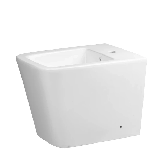 Біде Insana Bidet 1214 HL підлогове безобідкове керамічне 405х560х360 мм біле - зображення 2