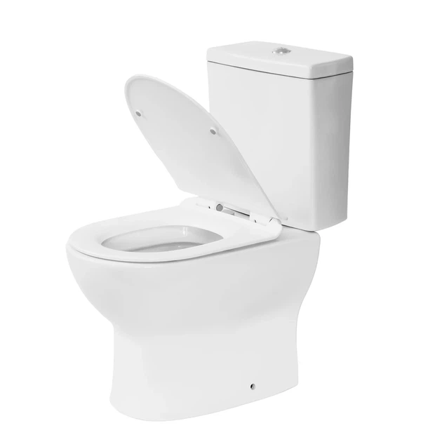 Унітаз компакт Ronan JL 790х380х700 мм кераміка білий - зображення 2
