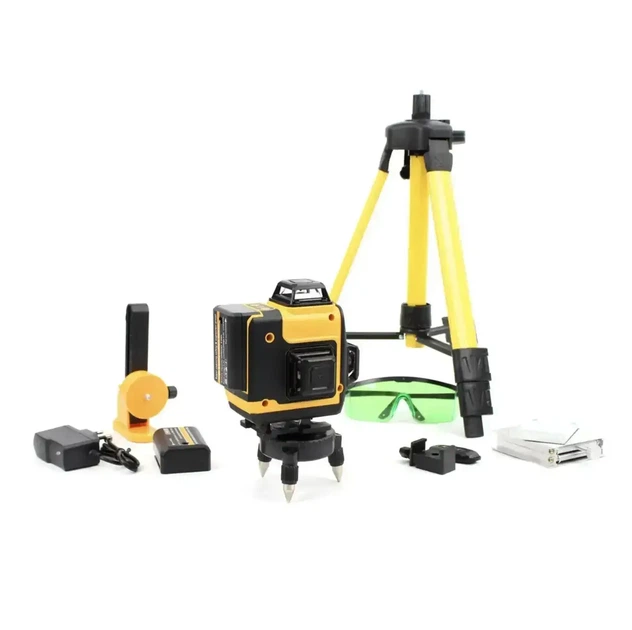Лазерный уровень KRAFFTEC NF-00009745 4D 16 линий 360° с зеленым лучом, аккумуляторный, со штативом - Фото 5 Лазерный уровень KRAFFTEC NF-00009745 4D 16 линий 360° с зеленым лучом, аккумуляторный, со штативом - изображение 5