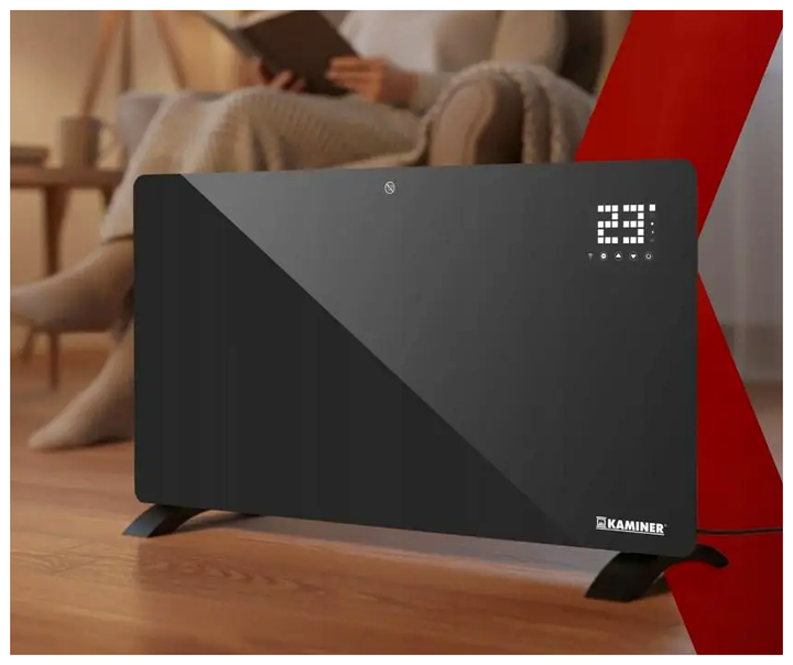 Электрический радиатор 2500 Вт для дома 85 см черный Zelva LS-2964 - изображение 2