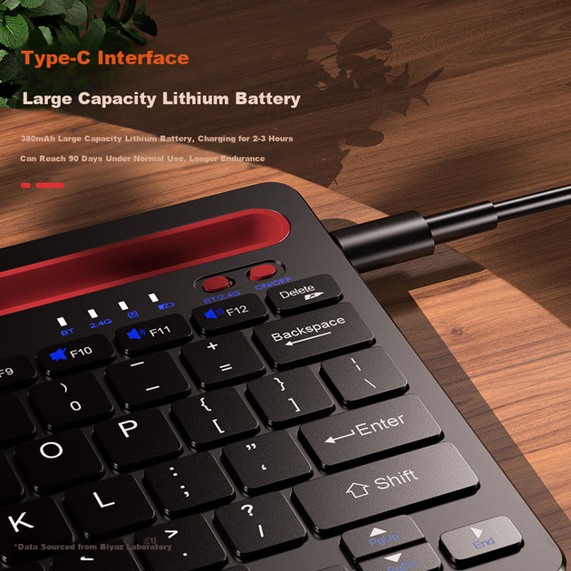 Клавиатура BIAZE PB554, беспроводная/Bluetooth, для iPad/планшетов - Фото 7 Клавиатура BIAZE PB554, беспроводная/Bluetooth, для iPad/планшетов - изображение 7