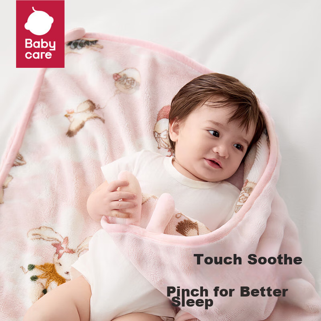 Дитяча ковдра Babycare, двошарова антибактеріальна флісова ковдра для дитячого садка, ковдра для сну на всі пори року, дизайн із зображенням маленької собачки, висока та широка, 110*140 см - изображение 6