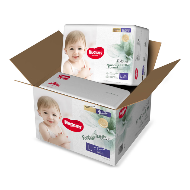 Подгузники-трусики Huggies Little Forest 34×2 - изображение 8