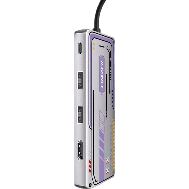 Док-станция Lenovo Yinengzhe Type-C с кардридером, PD, HDMI 4K60Hz, Gigabit Ethernet - Фото 3 Док-станция Lenovo Yinengzhe Type-C с кардридером, PD, HDMI 4K60Hz, Gigabit Ethernet - изображение 3