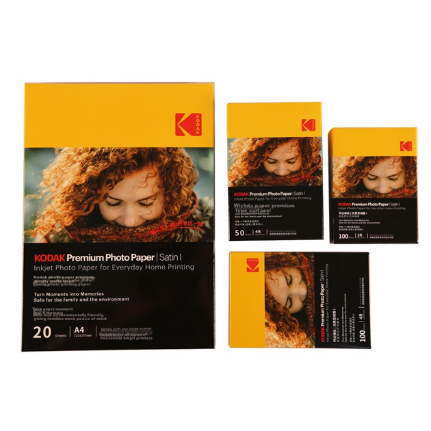 KODAK, 4R/6 дюймов, 250 г, высококачественная фотобумага RC Velvet для домашнего использования, струйная фотобумага, 100 листов, 9891-452 - зображення 7