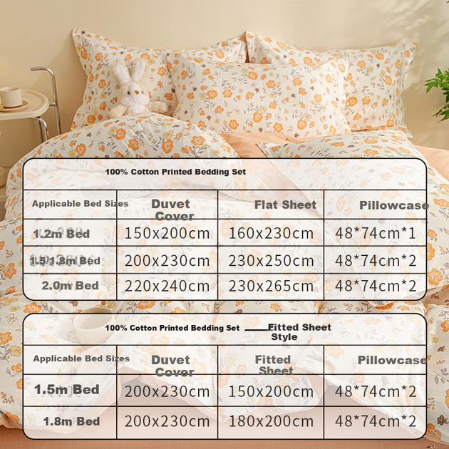 Комплект постельного белья MINISO хлопок 200×230 - Фото 4 Комплект постельного белья MINISO хлопок 200×230 - изображение 4