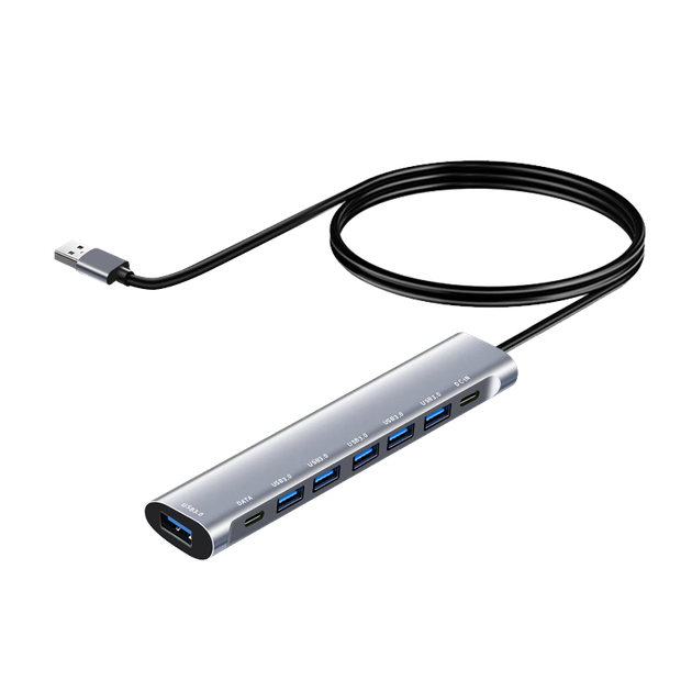 Хаб USB Isky 8 портов 1.2м USB 3.0 для ноутбуков и ПК Apple Huawei - изображение 10
