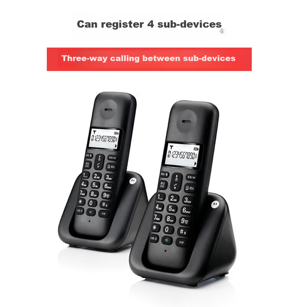 Телефон Motorola T301C беспроводной цифровой с трубкой, черный - изображение 8