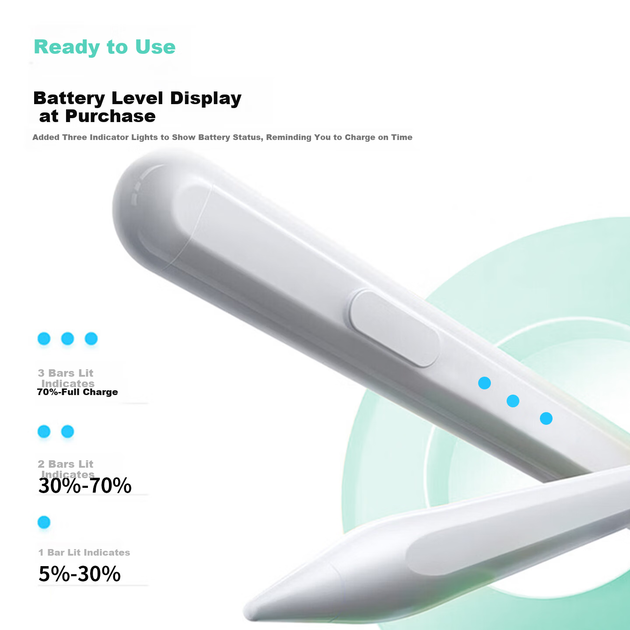 Стилус MUSTTRUE для Huawei MatePad (M-Pencil 4), ємнісний, захист від хибних дотиків - зображення 5