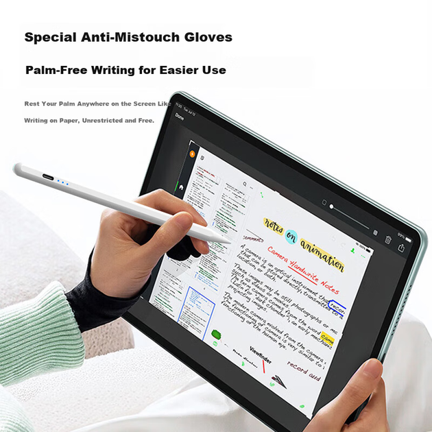 Стилус MUSTTRUE для Huawei MatePad (M-Pencil 4), ємнісний, захист від хибних дотиків - зображення 11