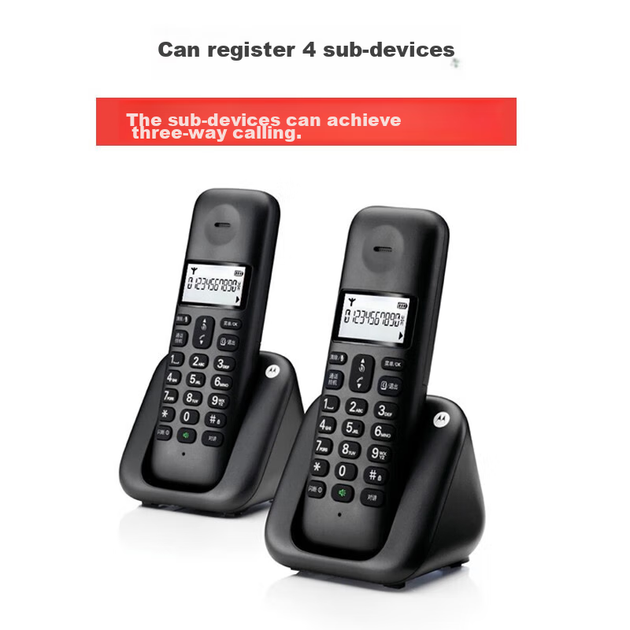 Телефон Motorola T301C бездротовий стаціонарний, салатовий - Фото 11 Телефон Motorola T301C бездротовий стаціонарний, салатовий - зображення 11