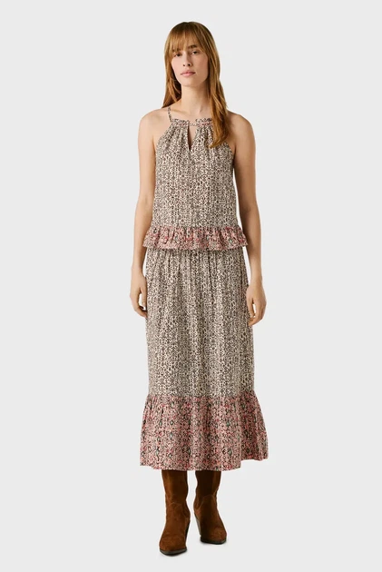 Жіночий топ з візерунком DONA Pepe Jeans M PL3051416 - изображение 5