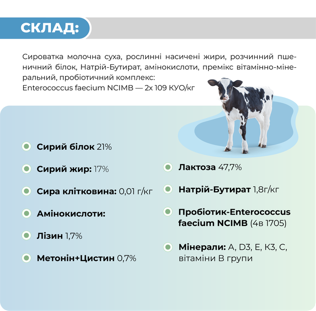 Сухе молоко (ЗЦМ) для телят з 4 дня «MAXILAC EFFICIENT» - 5 кг - зображення 2