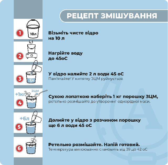 Сухе молоко (ЗЦМ) для телят з 4 дня «MAXILAC EFFICIENT» - 5 кг - зображення 4