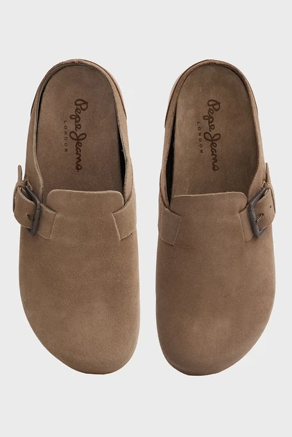 Чоловічі бежеві замшеві клоги CORBY Pepe Jeans 42 PMS90123 - зображення 4