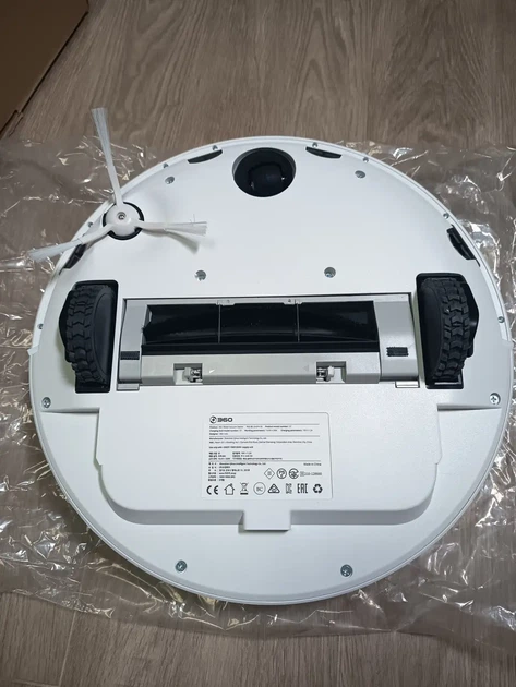 Робот-пилосос 360 S7 White з вологим прибиранням та лідаром LDS (Новий, товар з Європи) - изображение 6