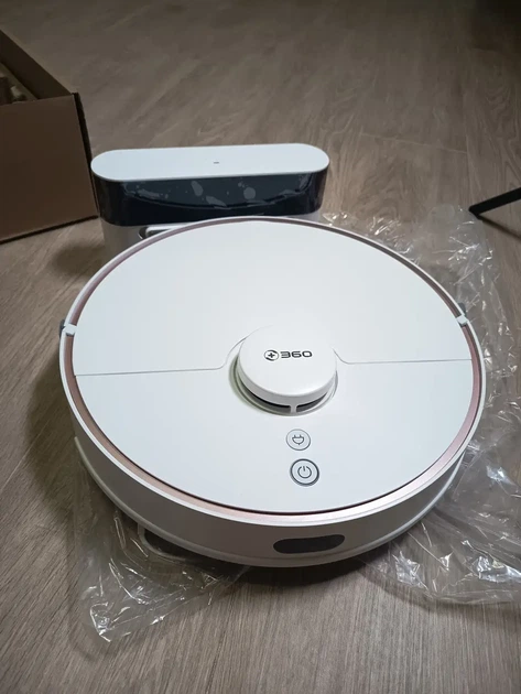 Робот-пилосос 360 S7 White з вологим прибиранням та лідаром LDS (Новий, товар з Європи) - изображение 11