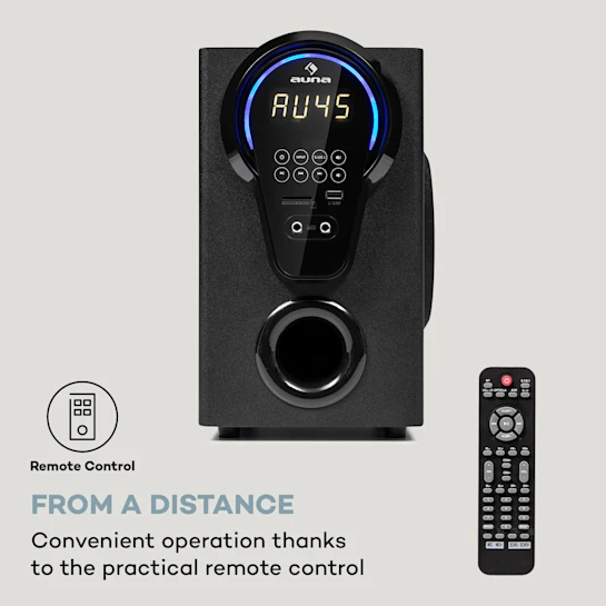 Активная акустическая система Auna Areal 525 DG 5.1 Surround System Черный Б/У - изображение 4