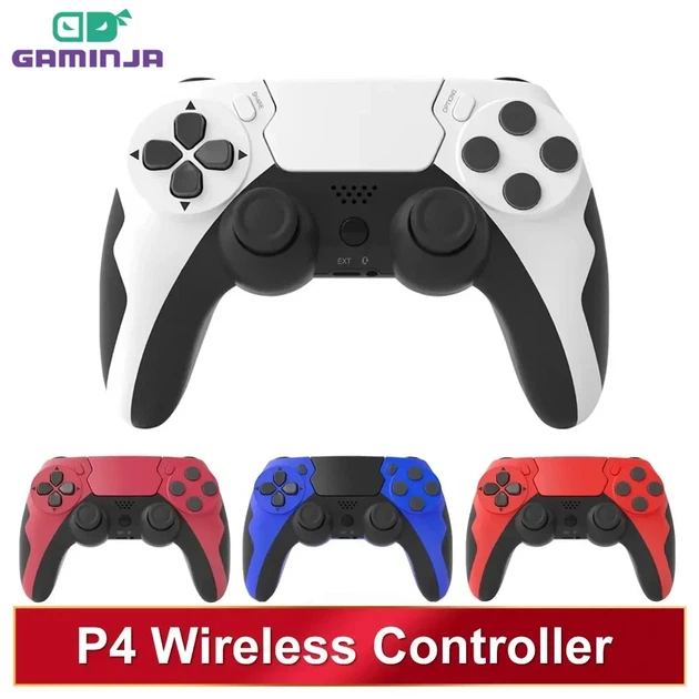 Беспроводной геймпад Bluetooth с вибрацией и тачпадом GAMINJA P48 для PS4/PS3/PC Белый - изображение 5